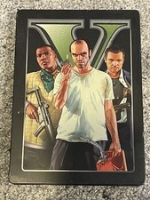 GRAND THEFT AUTO 5 XBOX 360 EDIZIONE SPECIALE CUSTODIA METALLO SET 2 DISCHI MAPPA