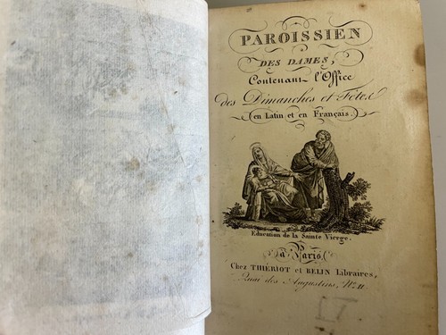 Antico libro paroissien des - libro,