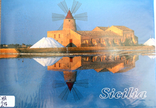 Cartolina colori sicilia - cartolina, a