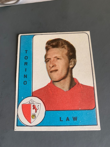 1961 panini calciatori law - panini,