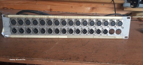 Rack 32x xlr patchbay - 19",