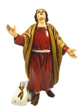 Pastore Meravigliato Landi Moranduzzo Cm 13 - Pastori per Presepe