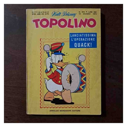 Topolino libretto 915 - topolino,