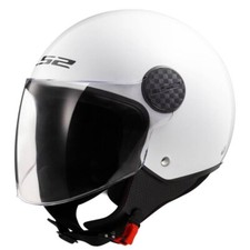 Casco Jet Ls2 OF558 Sphere II Solid Bianco Lucido