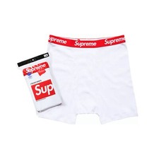 Slip Boxer Supreme x Hanes (Confezione da 4) - Bianco - S, M, L, XL