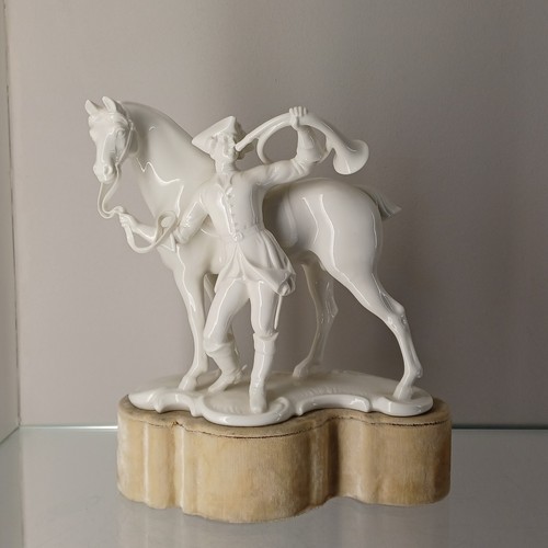 Nymphenburg figura soffiatore