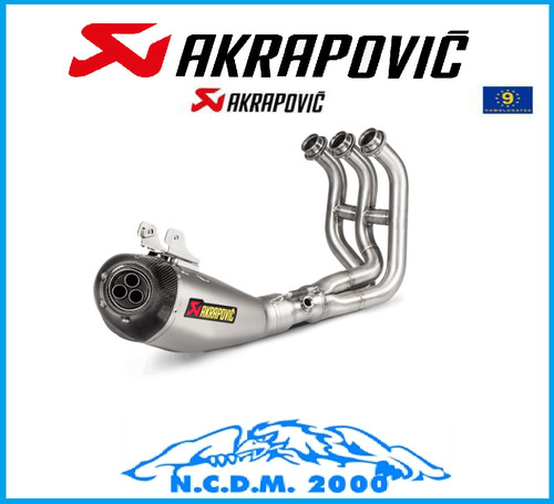 Scarico completo akrapovic - completo,