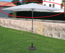 Telo Ricambio Ombrellone Gazebo 2x3 mt Beige Poliestere Parasole 6 STECCHE