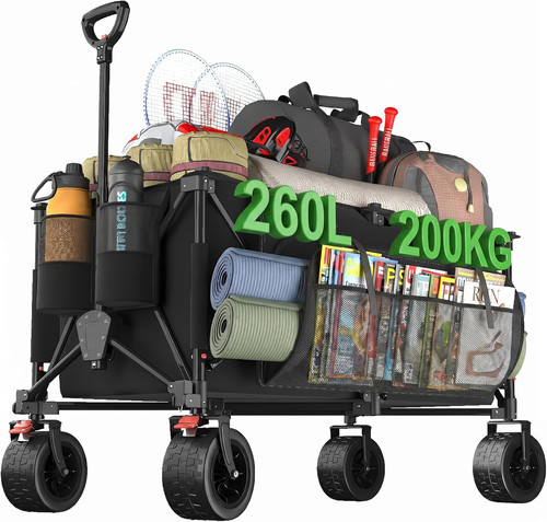 Carrello spiaggia pieghevole - spiaggia,
