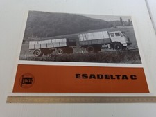 brochure depliant originale 1967 Lancia Esadelta C lingua italiano