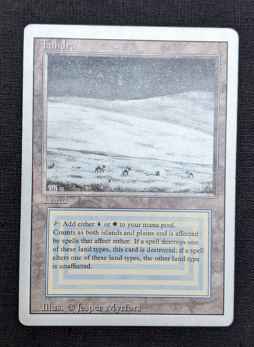 Magic mtg tundra revised - mtg,