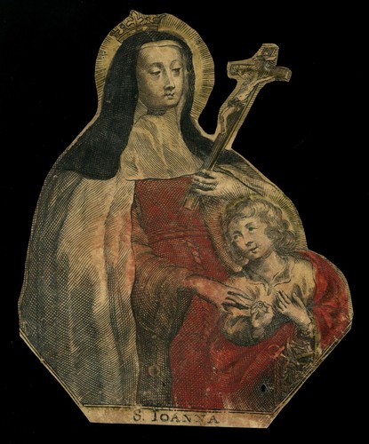 Santino pergamena 1600 - santino,