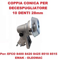 10 denti - asta Ø 28mm Coppia