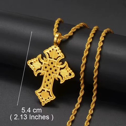 Croce copta etiope oro