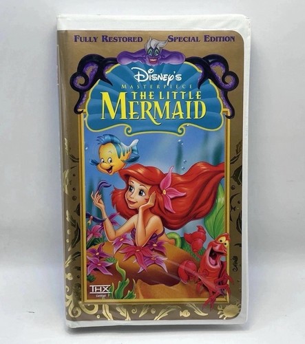 The little mermaid vhs - mermaid, disney
