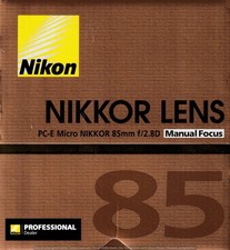 Nikon PC-E Micro 85 mm / 2,8 D