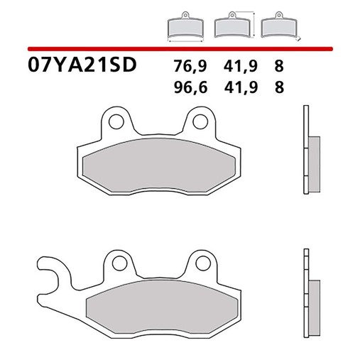 Brembo kit pastiglie - pastiglie, freno