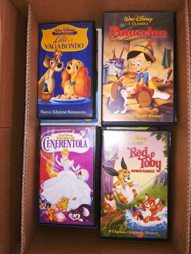 Video cassette vhs walt - video,