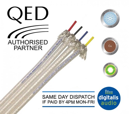 Qed wire silver anniversary - bi-wire,