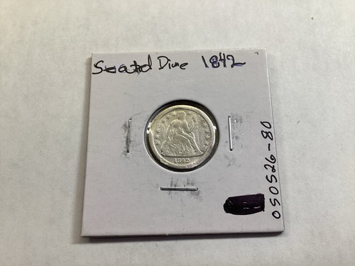 1842 seduto liberty - dime, tipo