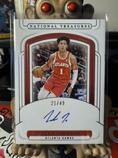 2024-25 Tesori Nazionali Jalen Johnson Firme Auto / 49 Falchi