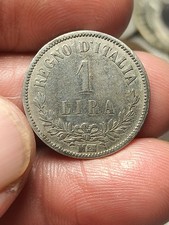 Moneta 1863 Italia Regno 1
