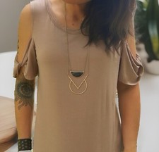 POL Vestito Donna Grande Taupe