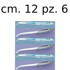 ARTIFICIALI IN GOMMA PESCA TRAINA SPINNING MARE ESCA IN GOMMA CON AMO RAGLOU