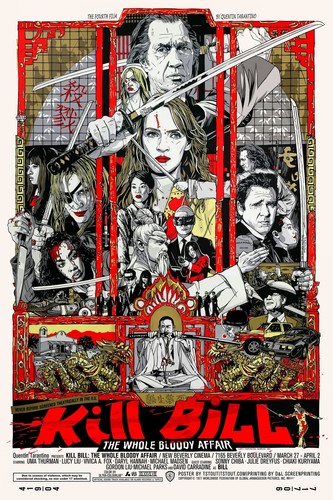 Kill bill mondo poster - kill, tyler