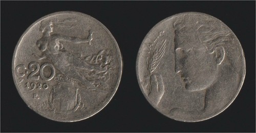 Centesimi 1920 liberta - 1920,