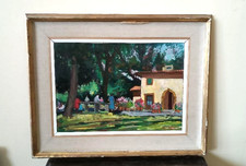 OLIO PAESAGGIO TAVOLA GIUSEPPE