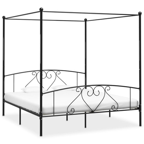 Letto baldacchino metallo - letto,