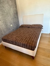 Letto Flou Meridiana Francese beige 145 x 200