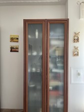 Mobile Vetrina Soggiorno Laminato Color ciliegio