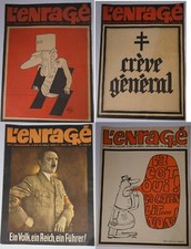 Riviste Francesi L'Enrage' - Nr. 1, Nr. 2, Nr. 4 e Nr. 5