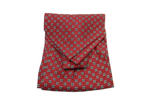Ascot uomo seta rosso - ascot, in