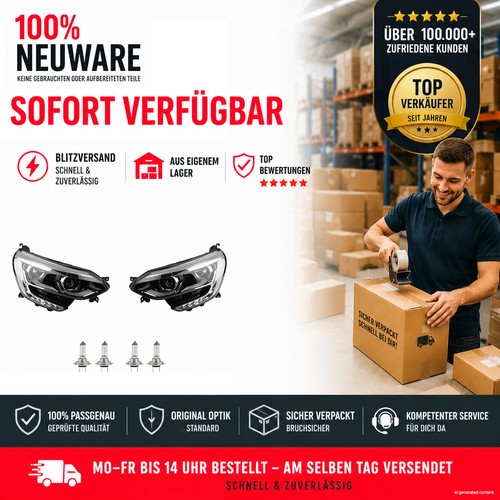 Set fari alogeni r per - h7,