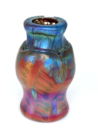 Vaso aurene rosso con - vaso,