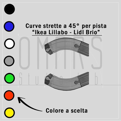Curve strette treno - 2x,
