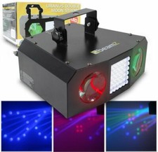 EFFETTO LUCE DISCOTECA DJ A LED "DOUBLE MOON" URANUS PROFESSIONALE