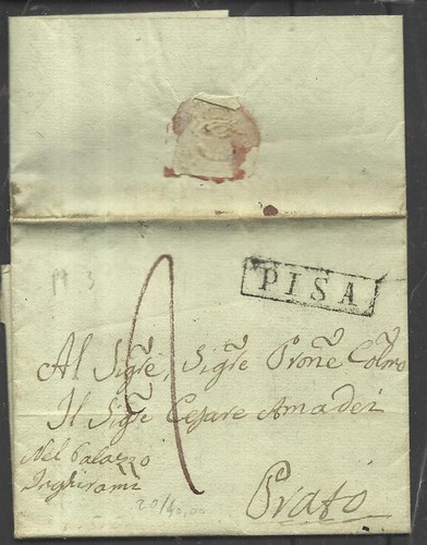 1808 prefilatelica con testo - prefilatelica,