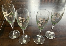 Set 4 bicchieri da sposa