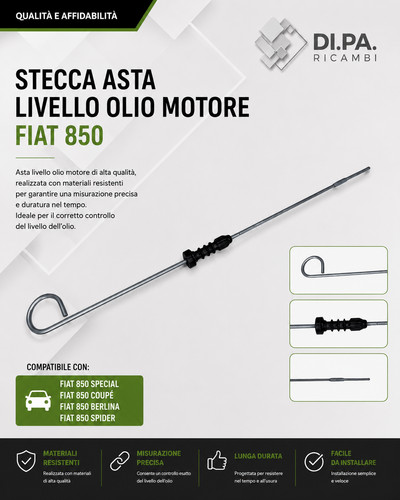 Asta controlo livello - controlo, olio