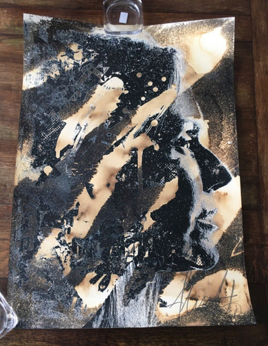 Vhils drip firmato e - -,