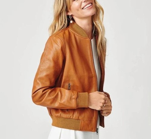 Zafy leather giacca bomber - leather,