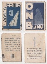 PNF n. 2 TESSERA ONB - ANNO X