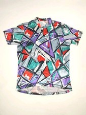 Vintage ciclismo Maglia jersey Helvetia Swiss Svizzera Team Bici Cycling Bike XL