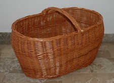 Cesto porta legna con manico