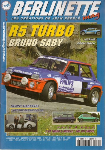 Berlinette mag gt turbo - mag, r5