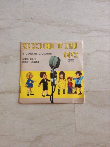 Disco giri zecchino - 45, d'oro